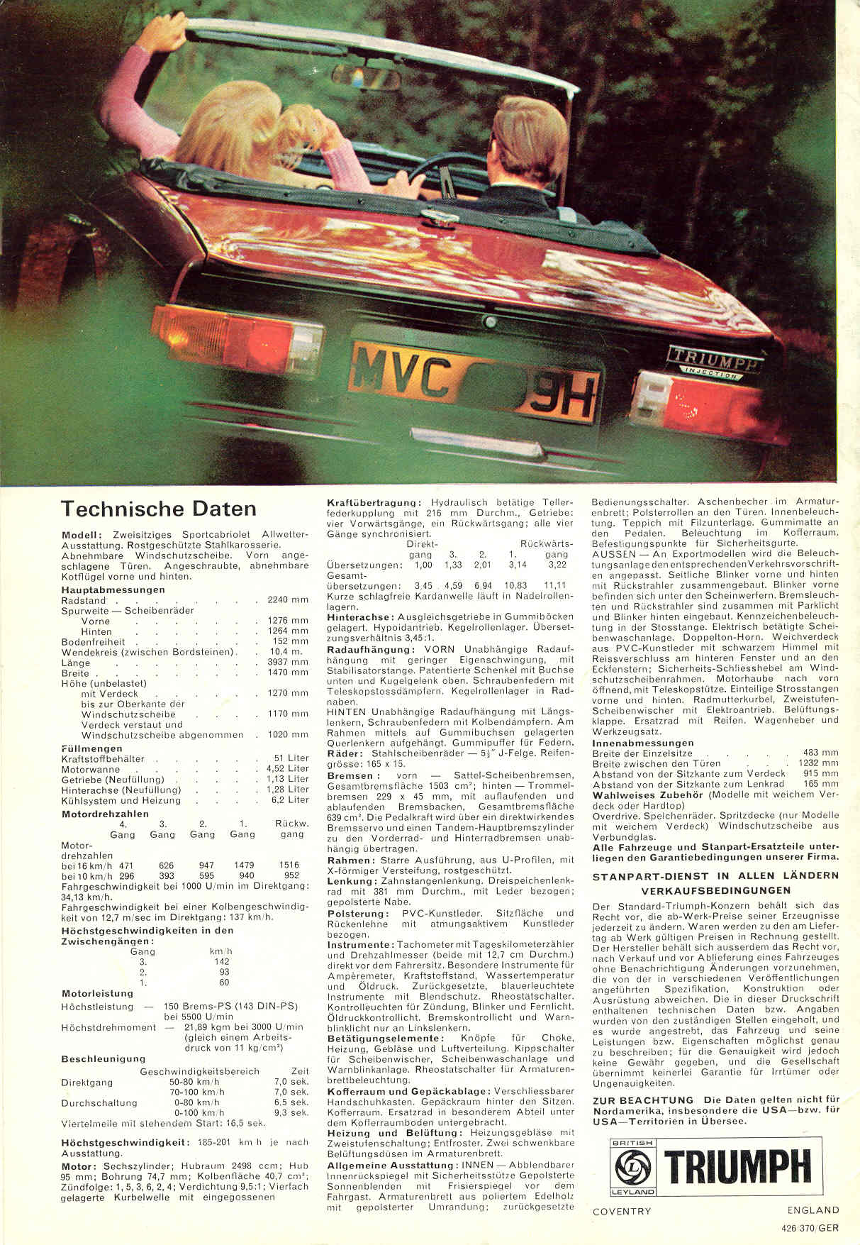 Triumph TR 6 P.I. D!